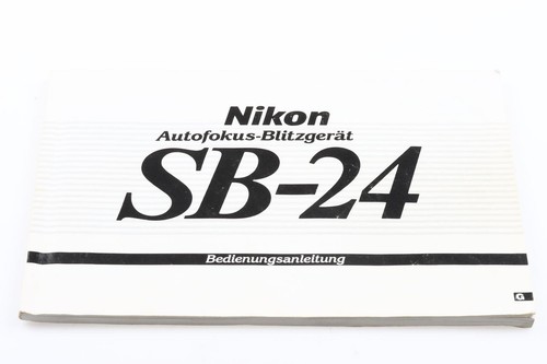 Nikon speedlight manuale - sb-24,