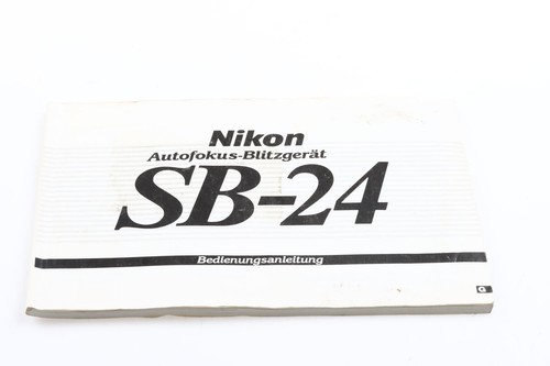 Nikon speedlight manuale - sb-24,