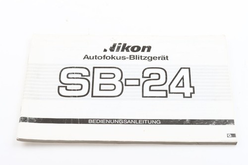 Nikon speedlight manuale - sb-24,