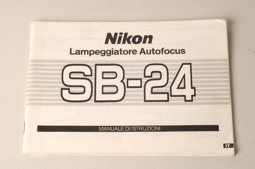 Nikon manuale istruzioni - nikon, sb-24