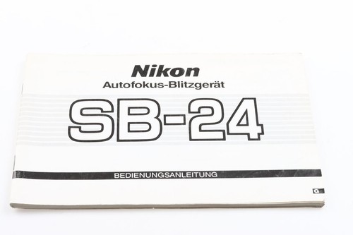 Nikon speedlight manuale - sb-24,